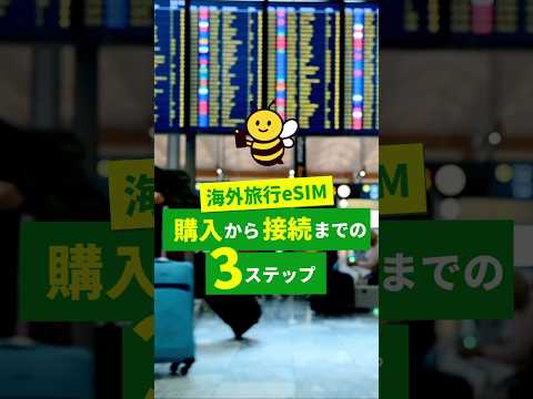 初心者必見！海外旅行eSIM購入から接続までの3ステップ   購入方法