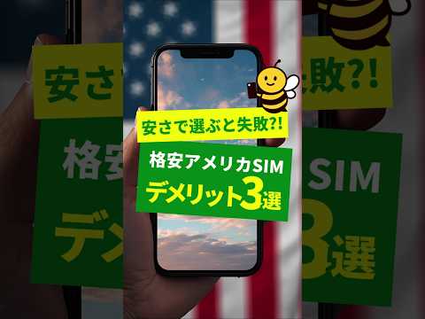 「安い」だけで選ぶと失敗する！格安アメリカSIMカードのデメリット