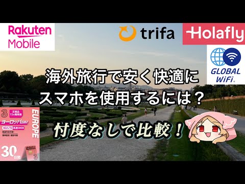 【PRなし比較】海外旅行のネット環境・安く快適にスマホを使うには？【SIMカード】